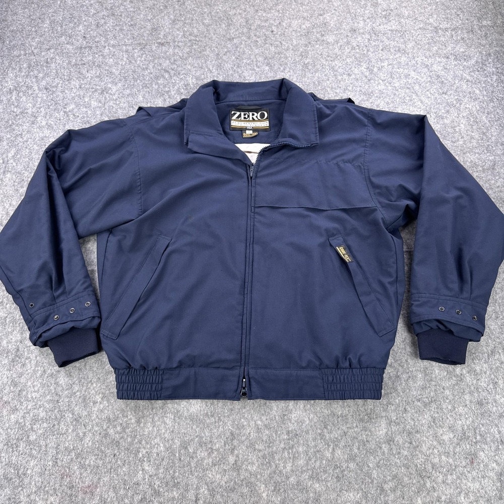 Zero Restriction Jacket Womens Small Navy Gore-Tex Golf Windbreaker Full Zip